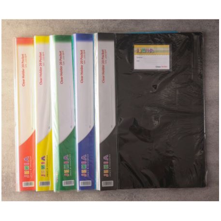 

(CH20) Clear Holder / Display Book / Sheets Map 20 Pocket (Folio / F4)