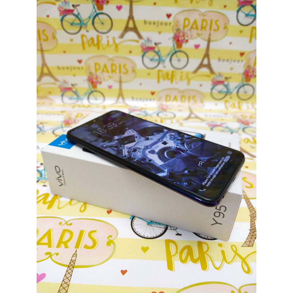 Hp Vivo Y95 Ram 4 / 64 Gb fullset mulus second