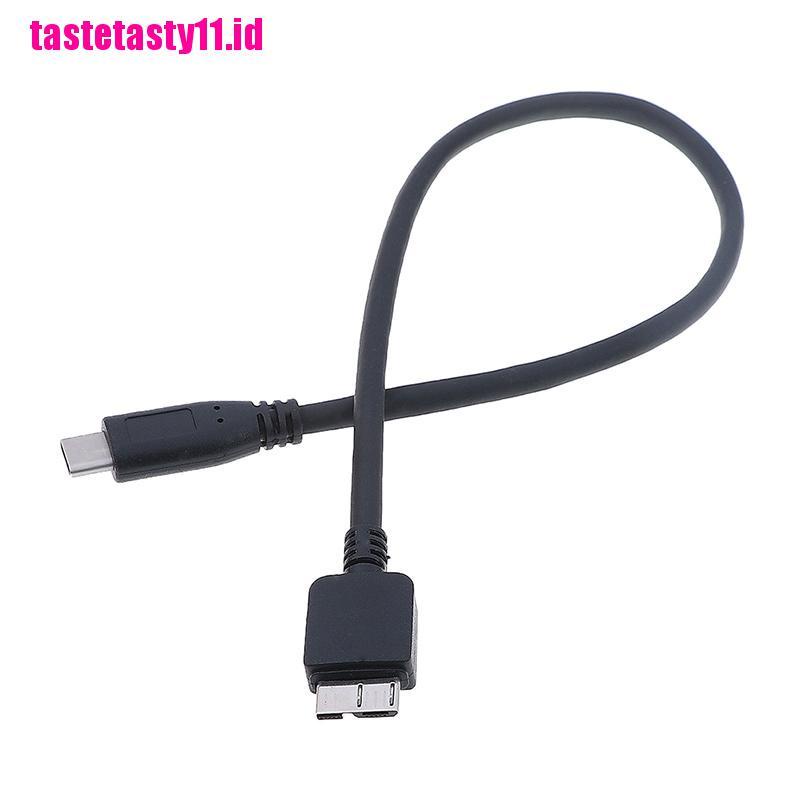 【TTID】USB c to micro usb cable type c to micro b cable for hdd hard disk 30cm