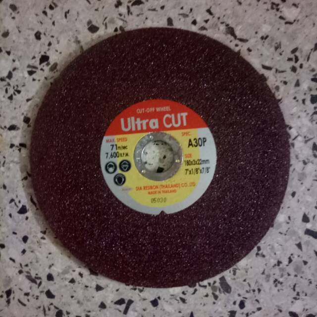 Batu gerinda potong ultra cut 7" x 3mm