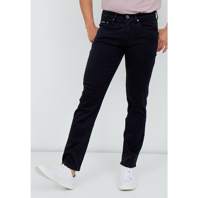 JBBoss Celana Panjang Jeans Polyring Stretch Regular Fit (Dark Blue) / Ramayana Jatinegara
