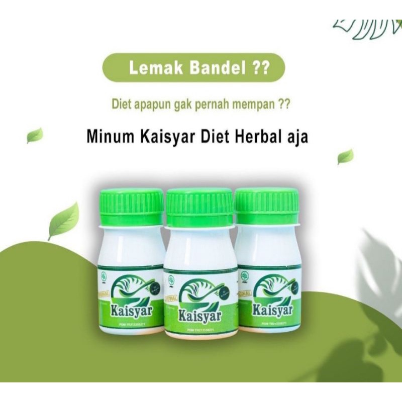 READY STOCK - Kaisyar Diet Herbal (FREE GIFT) BPOM : TR213358271