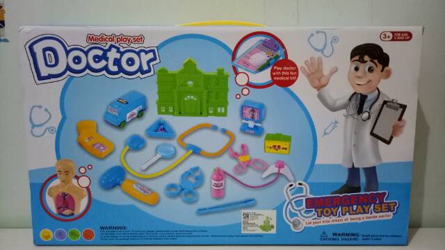 Mainan medical play set doctor