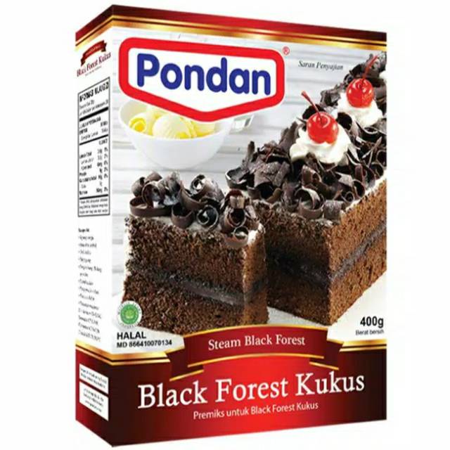 

PONDAN BLACK FOREST KUKUS 400GRAM