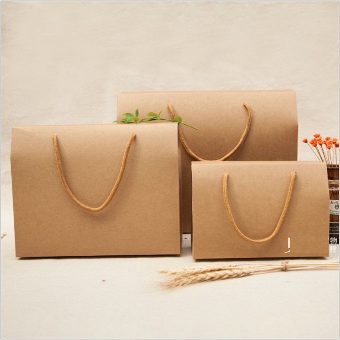 

L KANTONG SOUVENIR CRAFT KANTONG HADIAH PAPERBAG GOODIE BAG COKLAT KANTONG POLOS KANTONG TALI