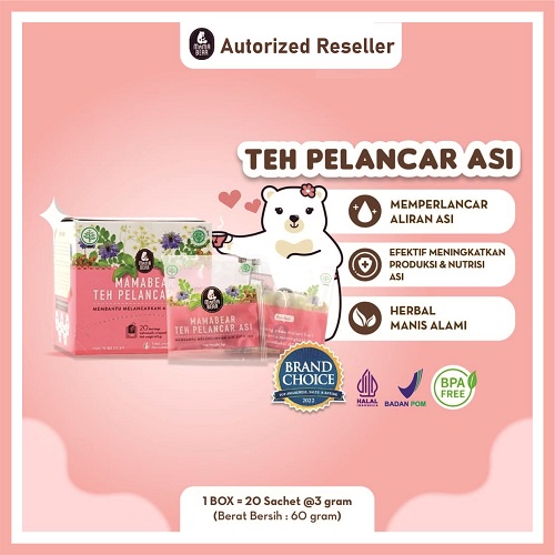 MAMA BEAR TEH PELANCAR ASI / ASI BOOSTER / PELANCAR ASI