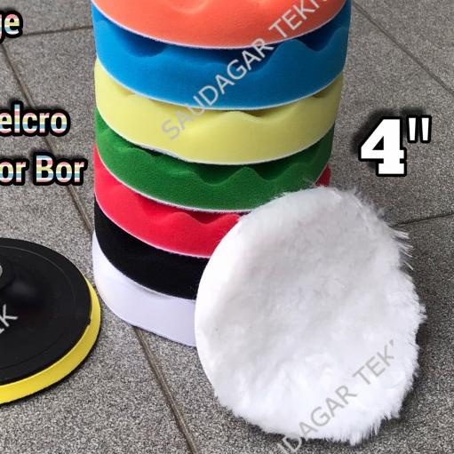 ◙ Busa Poles 4 Inch Set Wool Poles 4" Sponge Polishing Pad ➸