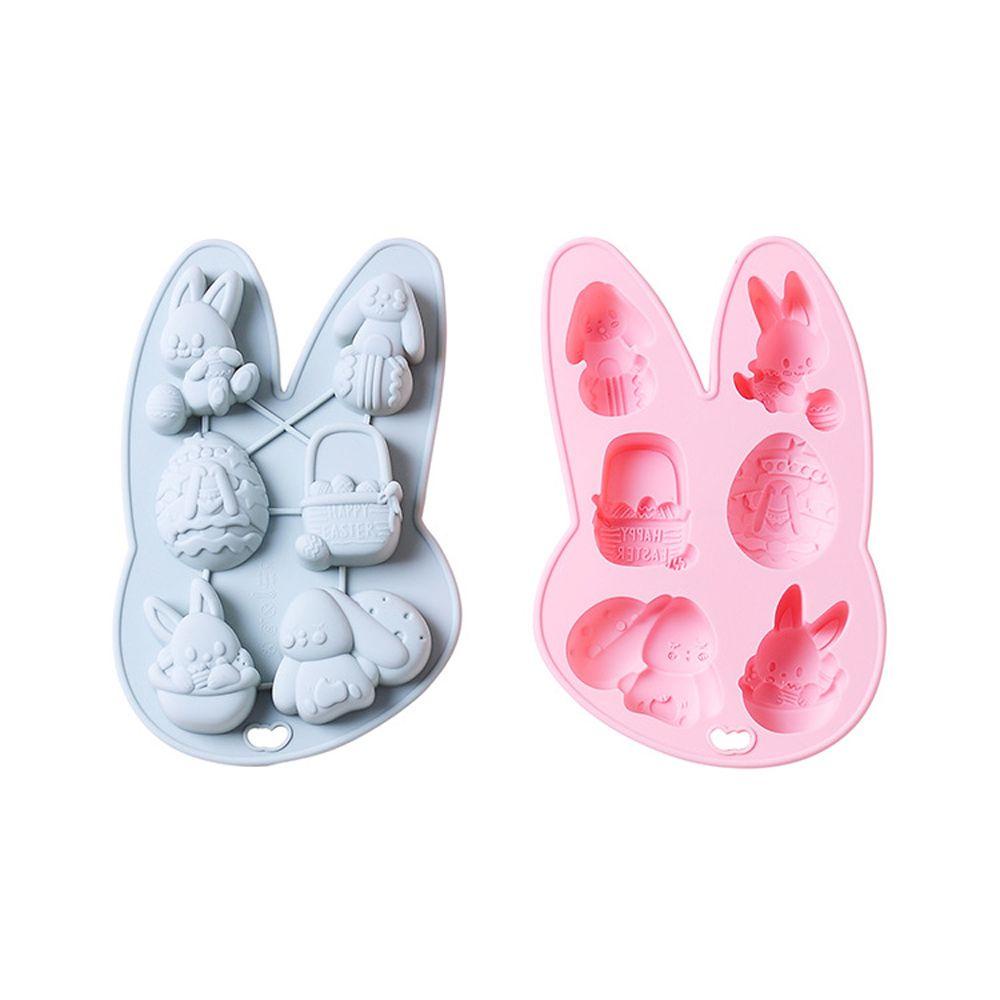 Preva Easter Mold Rabbit Cetakan Kelinci Baking &amp; Pastry Tools Ice Tray Happy Easter Cetakan Silikon