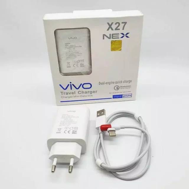 Charger Vivo V17 Pro X27 Z1X Y30i Y30 Y50 Type-C Quick Charge 9V Casan Tipe C ORIGINAL