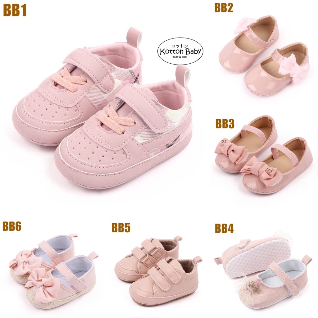 0-15 bln SEPATU BAYI PRREWALKER ANAK SHOES PEREMPUAN CASUAL GAUL YM Catalog BB