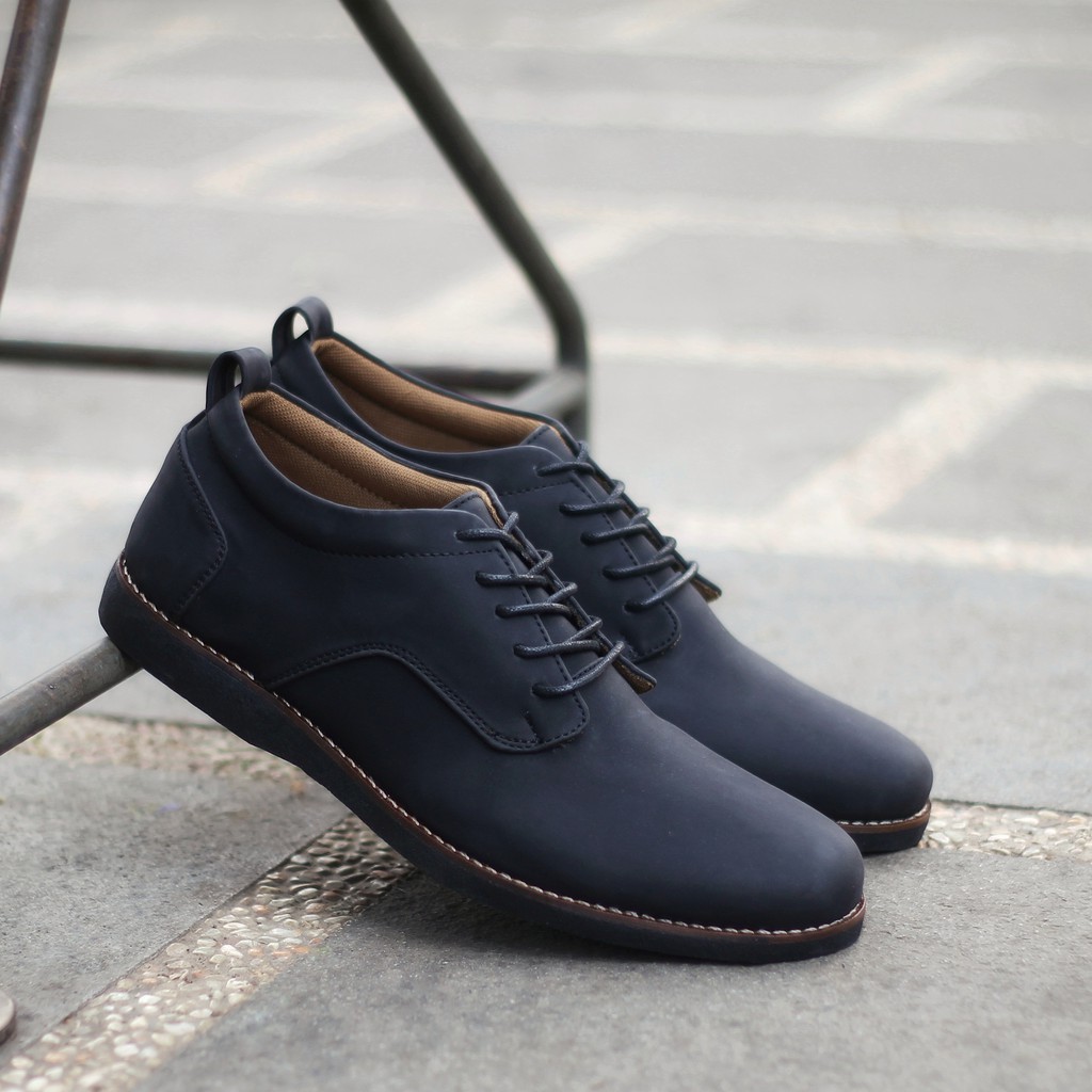 BRIDGE BLACK |ManNeedMe x Reyl| Sepatu Pantofel Pria Derby Shoes Formal / Kantor / Casual ORIGINAL