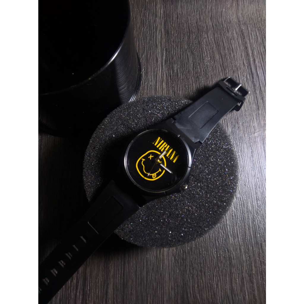 Jam Tangan Nirvana Custom Jam Tangan Distro Cocok Untuk Kaos Musik Nirvana