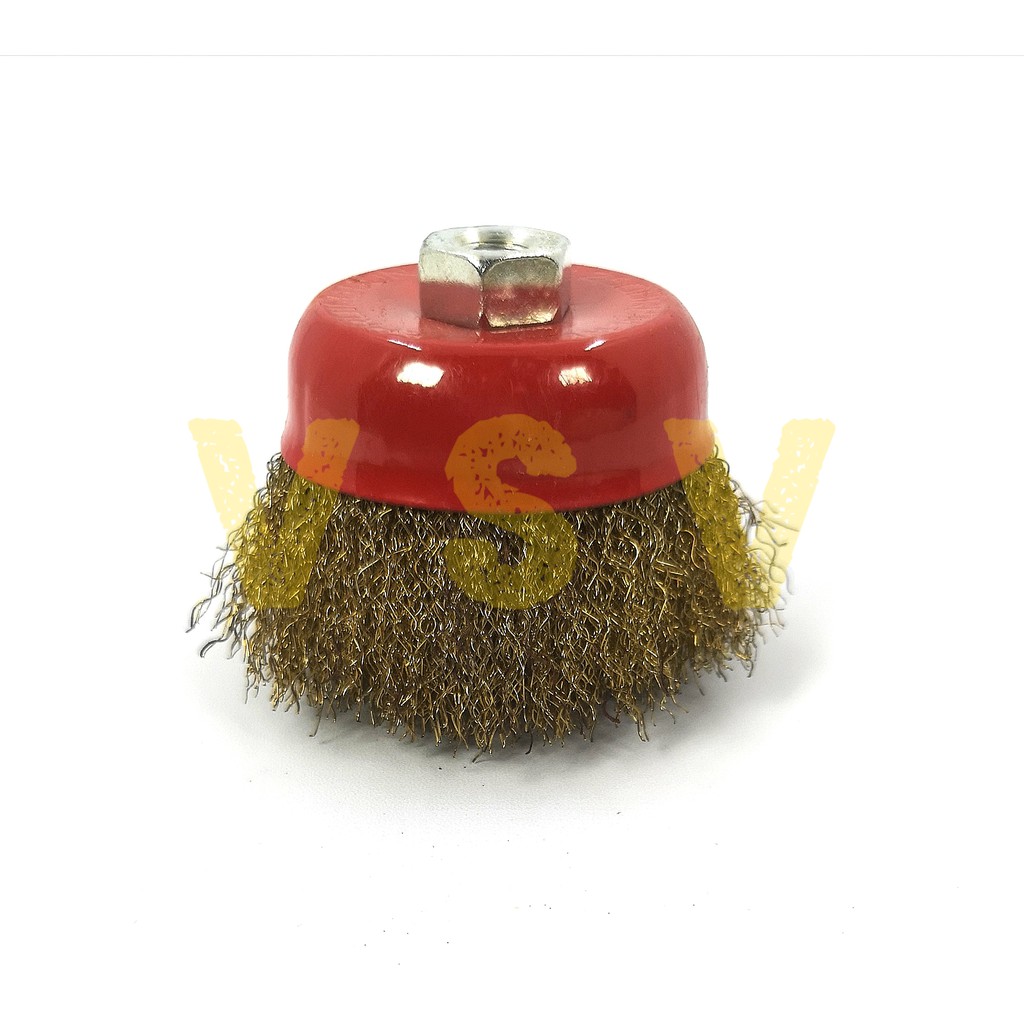Sikat mangkok 3&quot; Sikat kawat mangkok King Cup Brush King 3&quot;