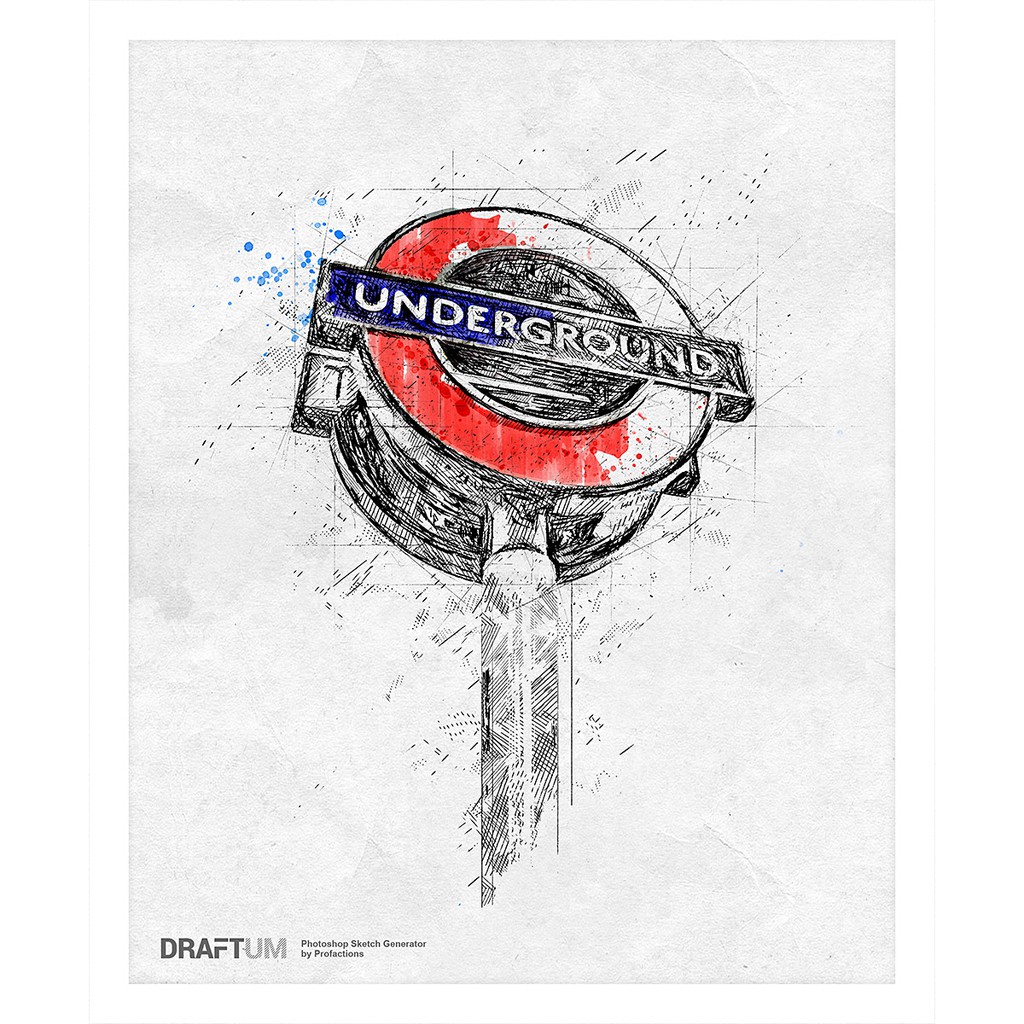 Sketch Generator – Draftum – Photoshop Plugin Photoshop