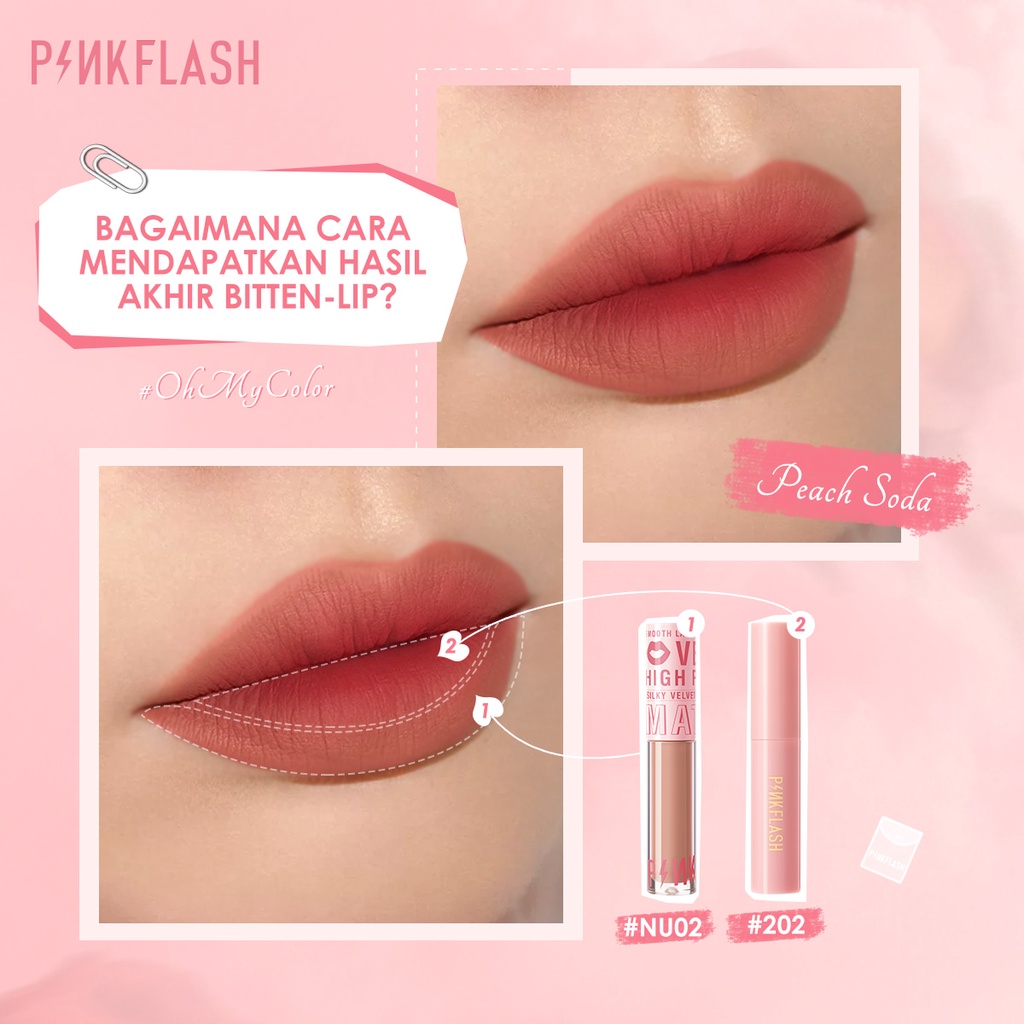 PINKFLASH 4 Pcs Hottest Lipstick Set Velvet Matte Lipstick Moisturizing Lip Gloss Waterproof Lasting Lipstick Set