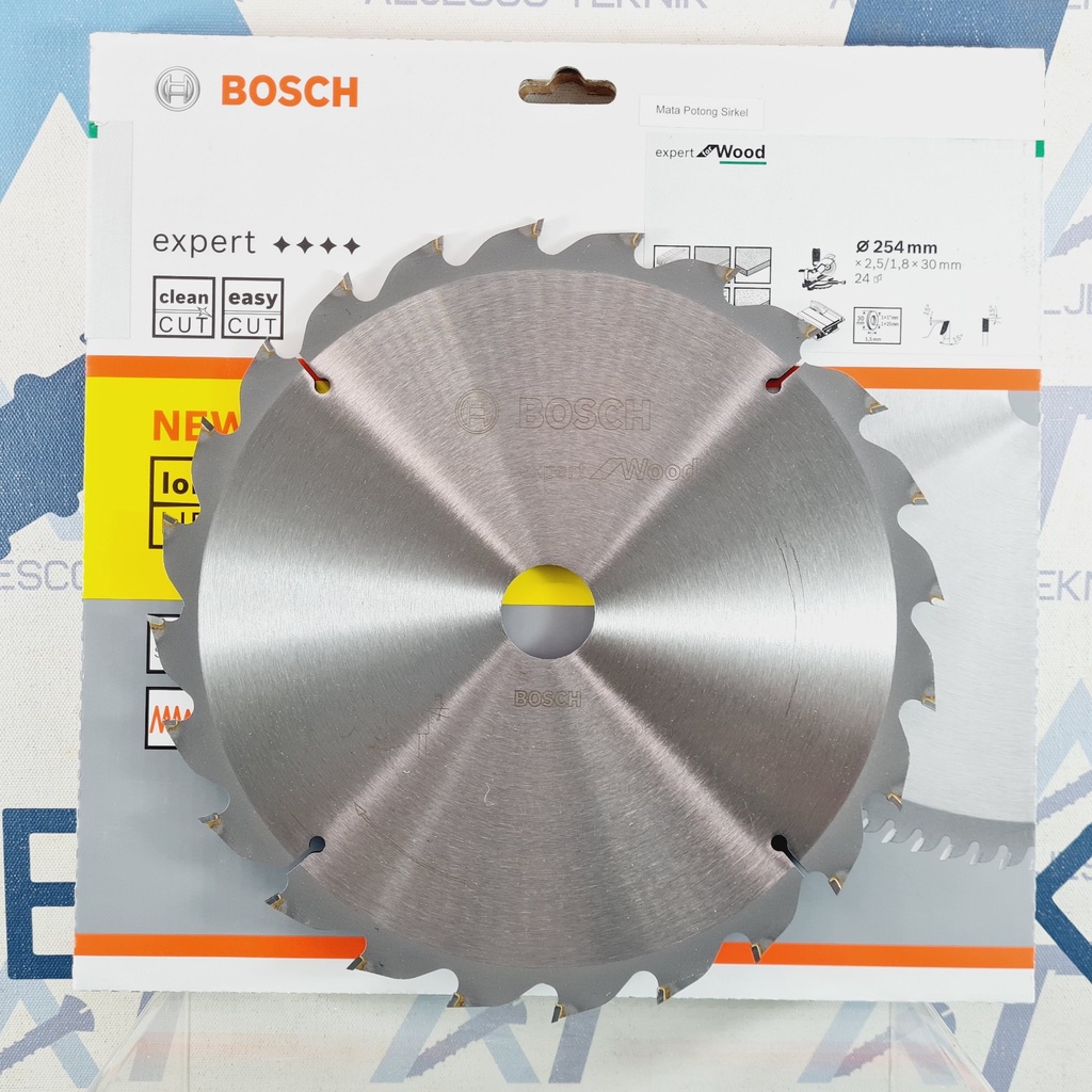 BOSCH MATA GERGAJI KAYU 10 INCH 24T CIRCULAR SAW BLADE