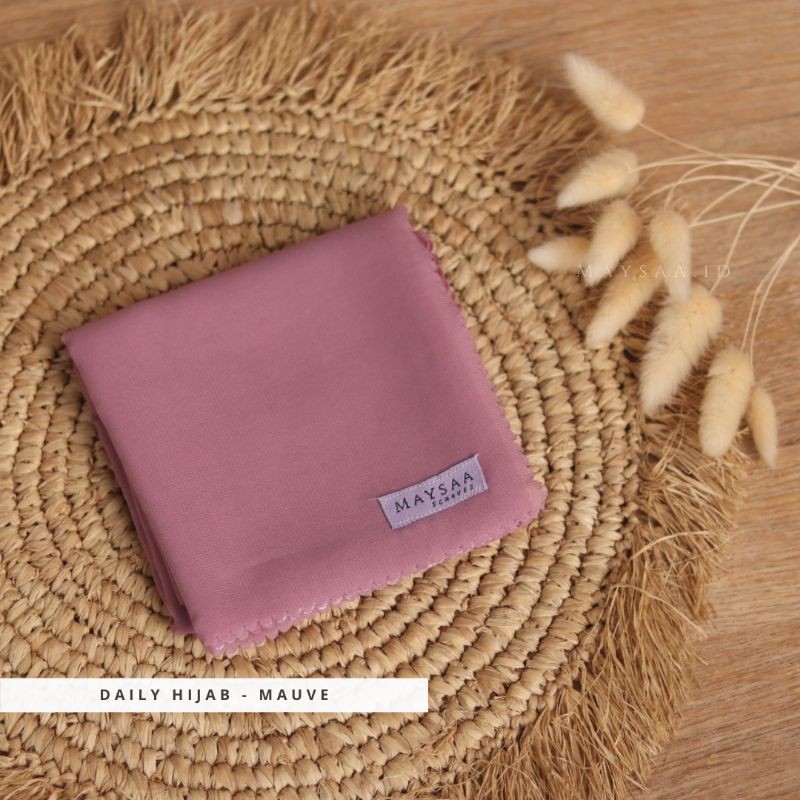 Katalog DAILY HIJAB SQUARE/ POLYCOTTON /Bella square-Mauve