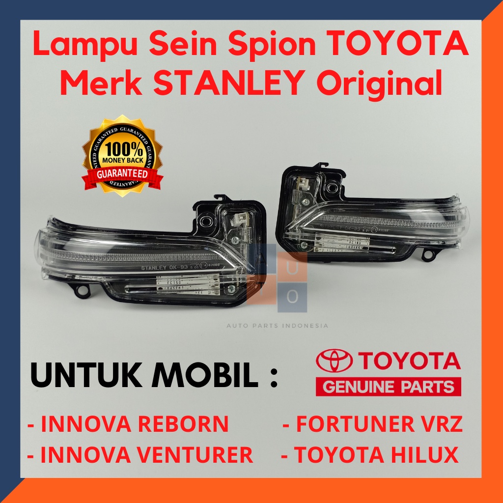 JGL Lampu Sein Spion Innova Reborn/ Sein SpionFortuner VRZ/ Lampu Sein Spion Hilux/ Lampu Sein Spion