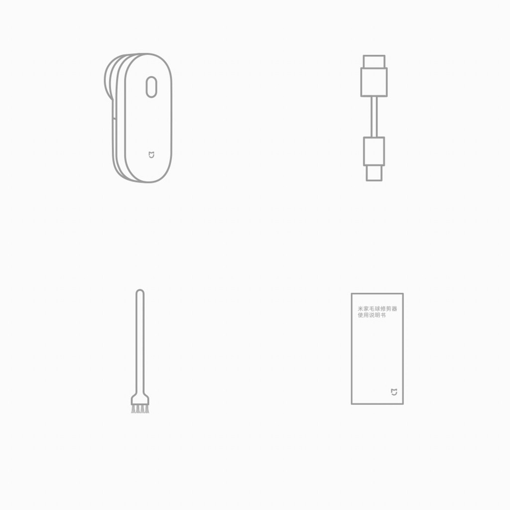 XIAOMI MIJIA Fuzz Trimmer Mini Portable Lint Remover - MQXJQ01KL - Alat Pembersih Pakaian Dari Wol