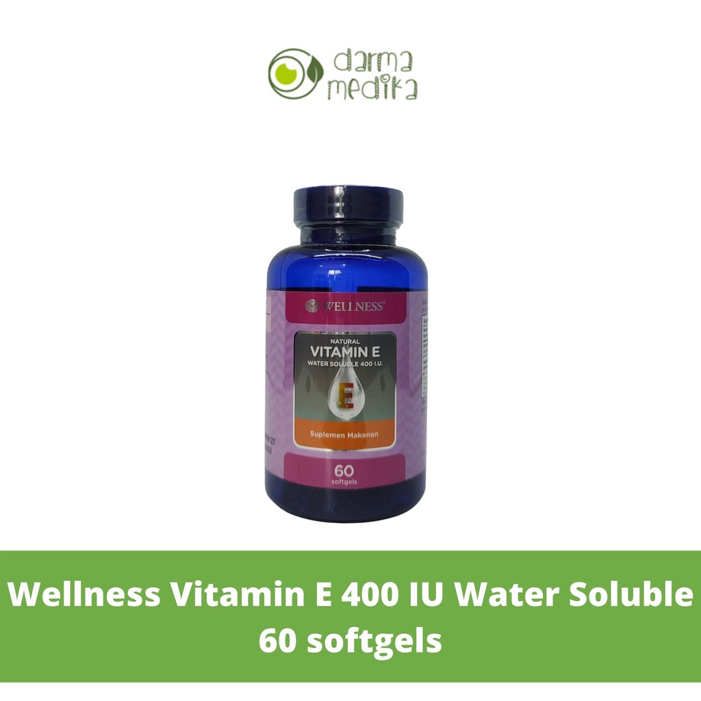 Wellness Vitamin E 400IU 400 IU 60 softgels