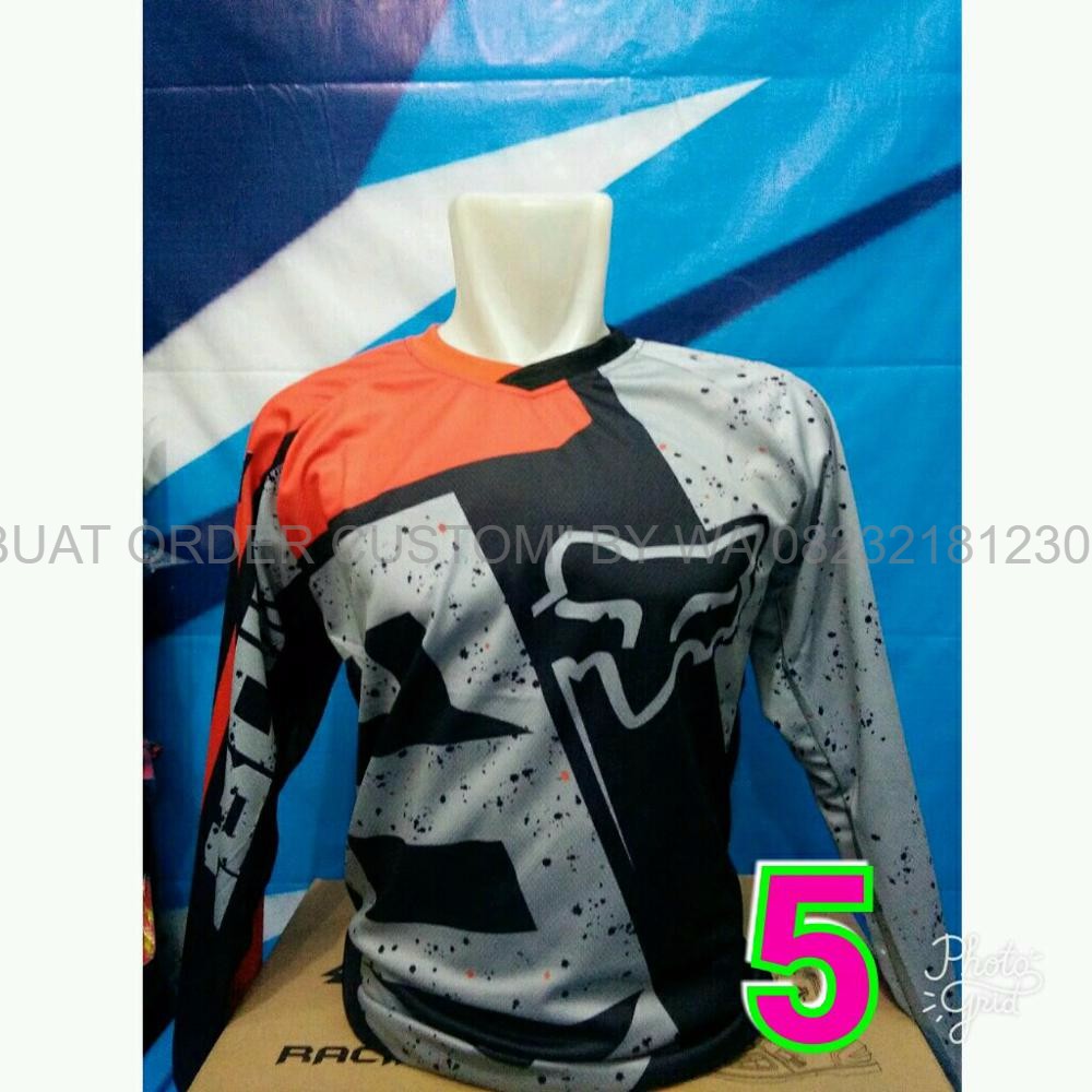 DESAIN CUSTOM Jersey Jerset Baju Cross Trail Trabas Shopee Indonesia