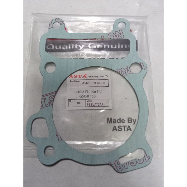 paking perpak gasket blok bawah satria fu fi gsx 150 asta