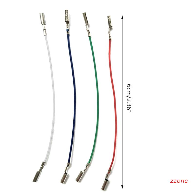 zzz 3/4PCS Cartridge Phono Cable Leads Header Wires for Turntable Phono Headshell