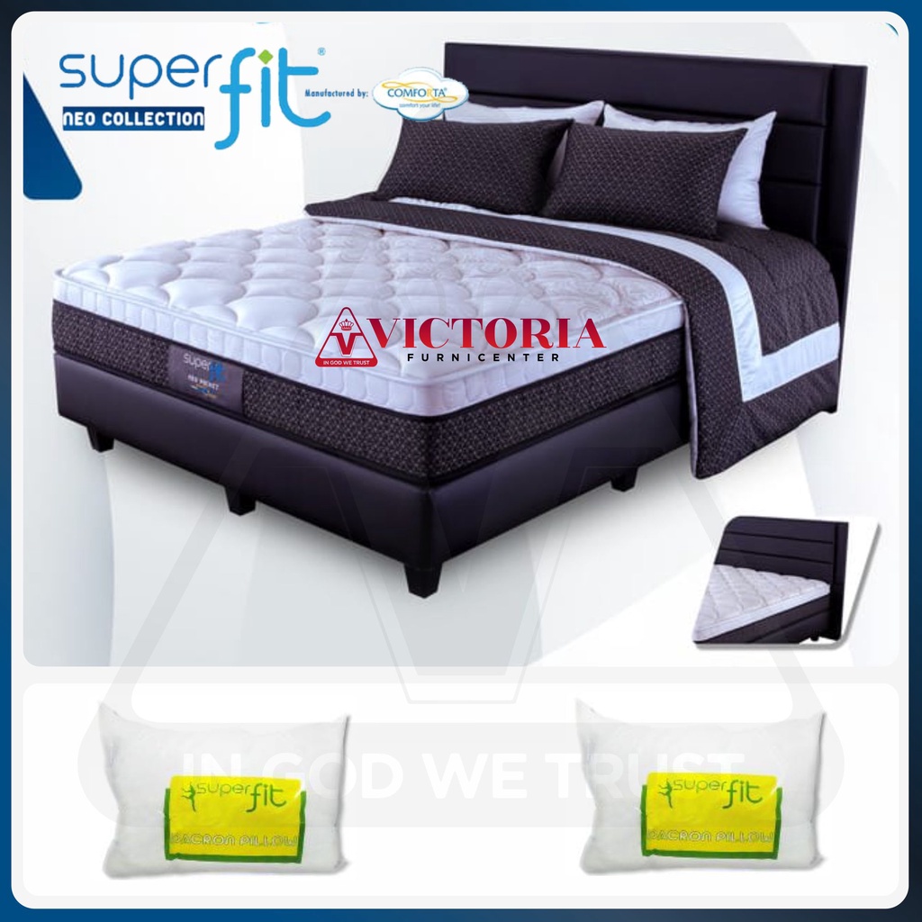 Comforta Superfit Neo Pocket 180 x 200 180x200 Full Set Fullset Springbed Spring Bed Bedset 1 Satu S