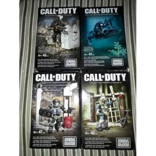 Mega Bloks Call of Duty - Brutus / Ghilli Suit Sniper / Juggernaut / Especialista SEAL