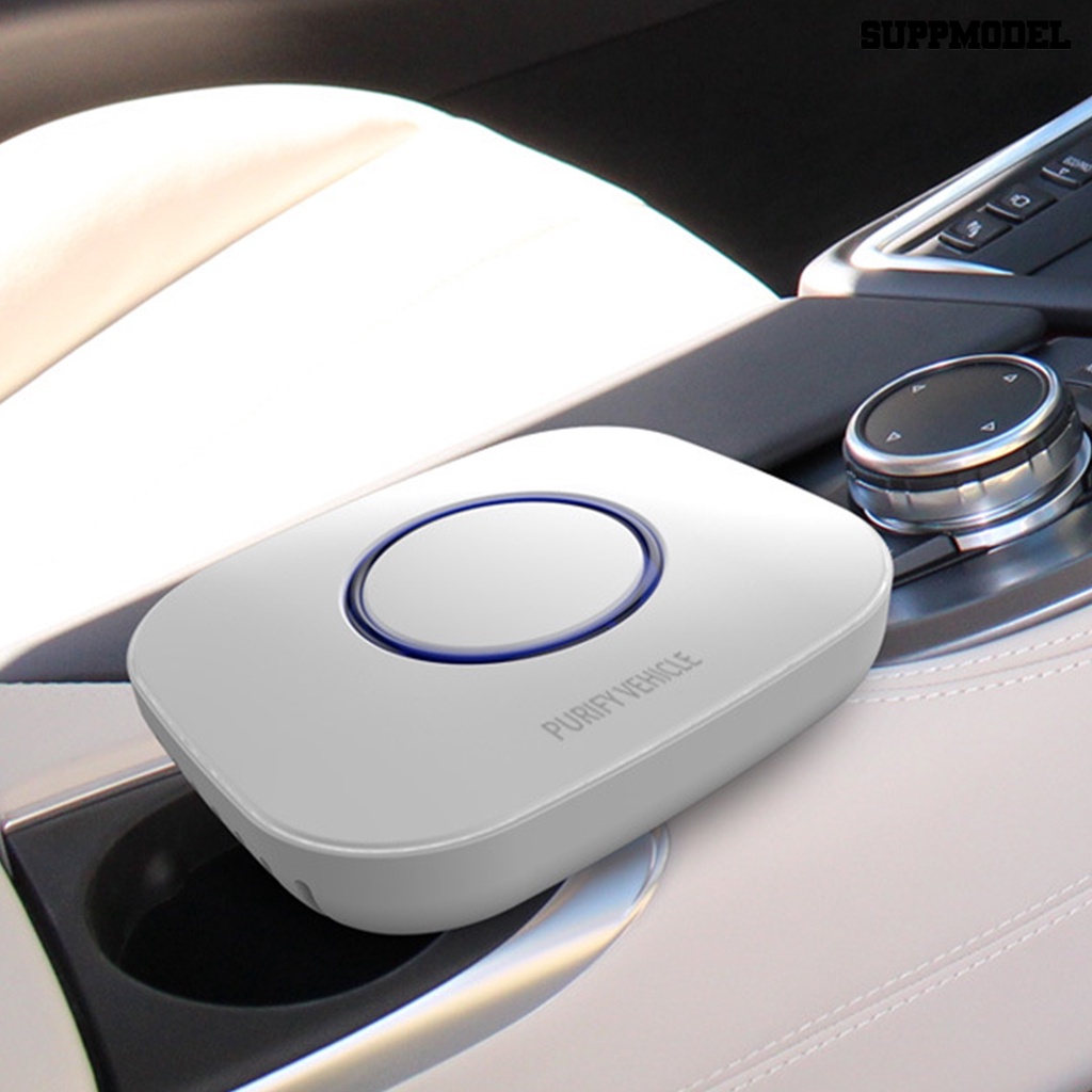 Kd-04 Air Purifier / Diffuser Aroma Pembersih Otomatis Touch Screen 5V USB Rechargeable Untuk Mobil