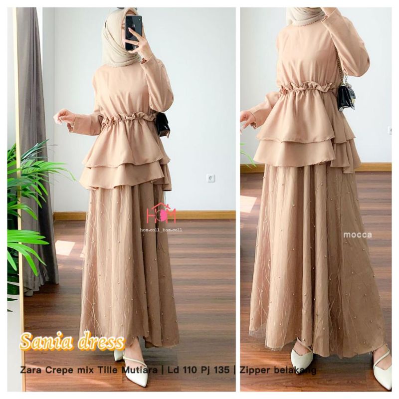 PAKAIAN WANITA DRESS BAJU KONDANGAN WEDDING DRESS FASHION MUSLIM BUSUI/GAMIS SYAR'I/GAMIS MUSLIMAH/G