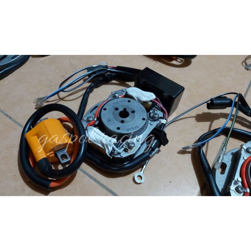 pengapian RM Rx-King, pengapian rxking, maghnet pengapian RM tanpa pengisian aki