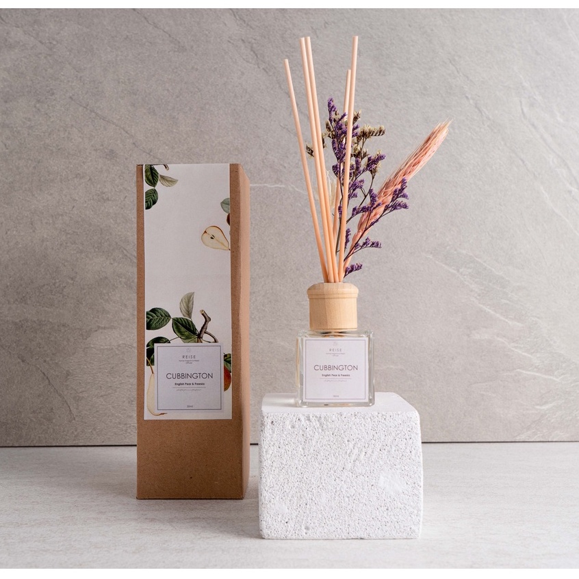 REISE - 50ml Aromatic Rattan Reed Diffuser | Pewangi Pengharum Ruangan-Cubbington