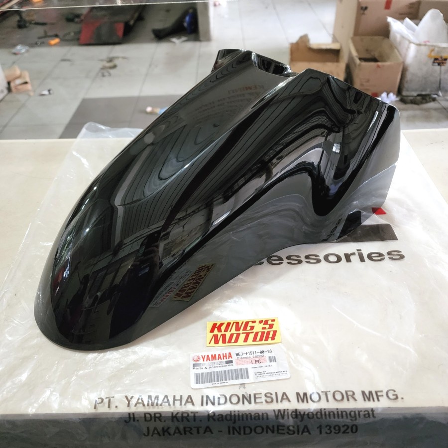 SPAKBOR DEPAN FAZZIO FAZZIO HITAM GLOSSY ASLI YAMAHA BEJ F1511 33