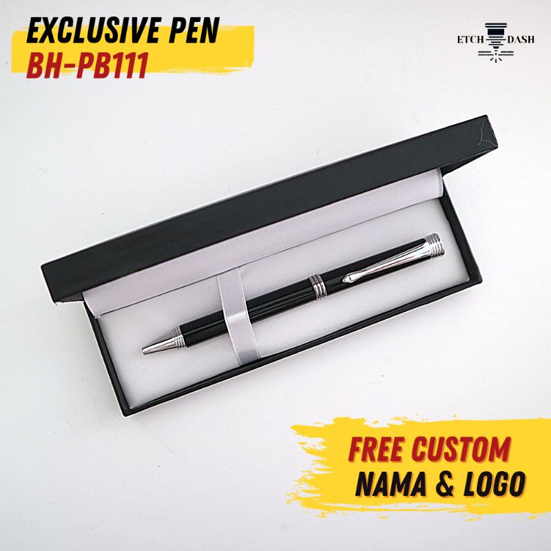 

Pulpen Eksklusif Free Grafir Nama/Logo + Box | Pulpen Custom | Souvenir Pulpen - Exclusive Pen BH-PB111
