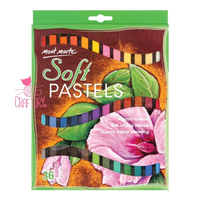 

PASTEL-DRY-OIL- MONT MARTE SOFT PASTEL 36 COLORS -OIL-DRY-PASTEL.