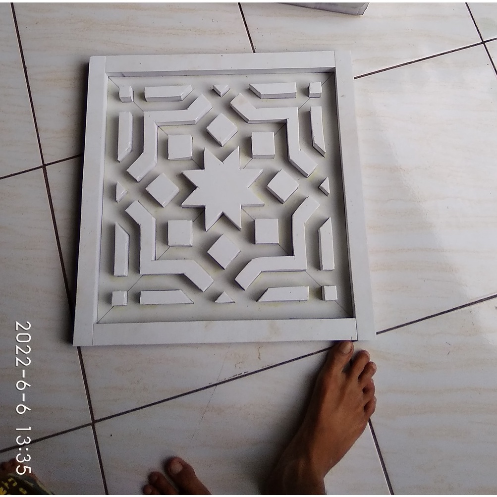 cetakan ornamen GRC angin2/ jendela rumah 40×40
