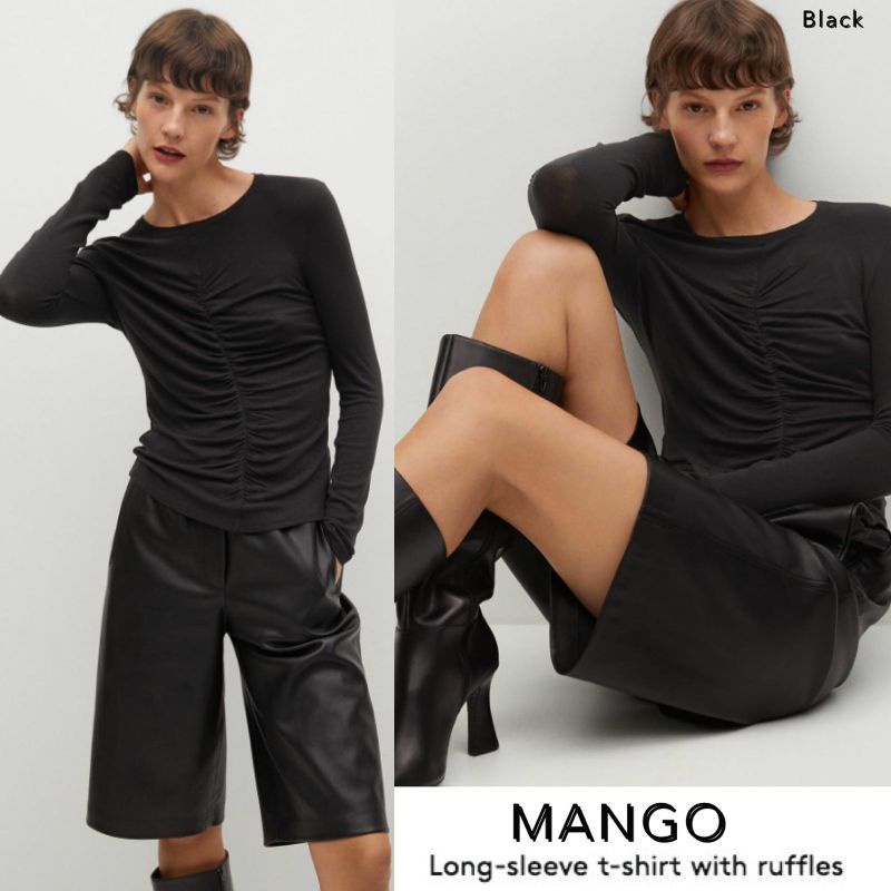 M*NGO LONGSLEEVE BLOUSE/KAOS WANITA