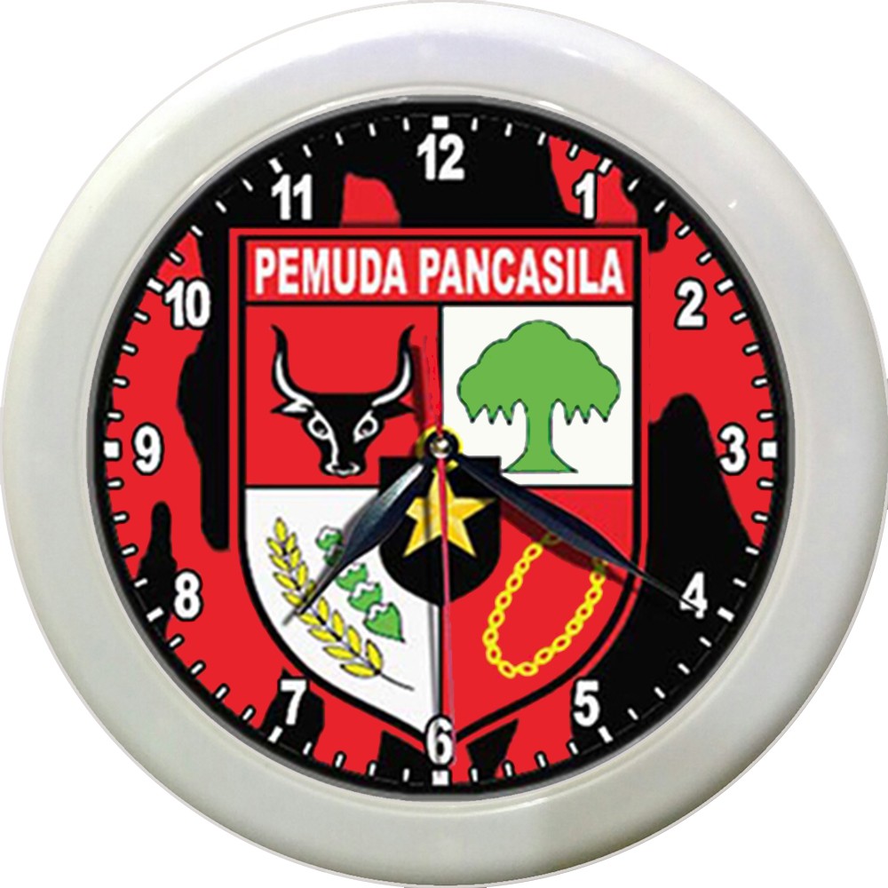 JAM DINDING PP - PEMUDA PANCASILA   (DIAMETER 30CM)