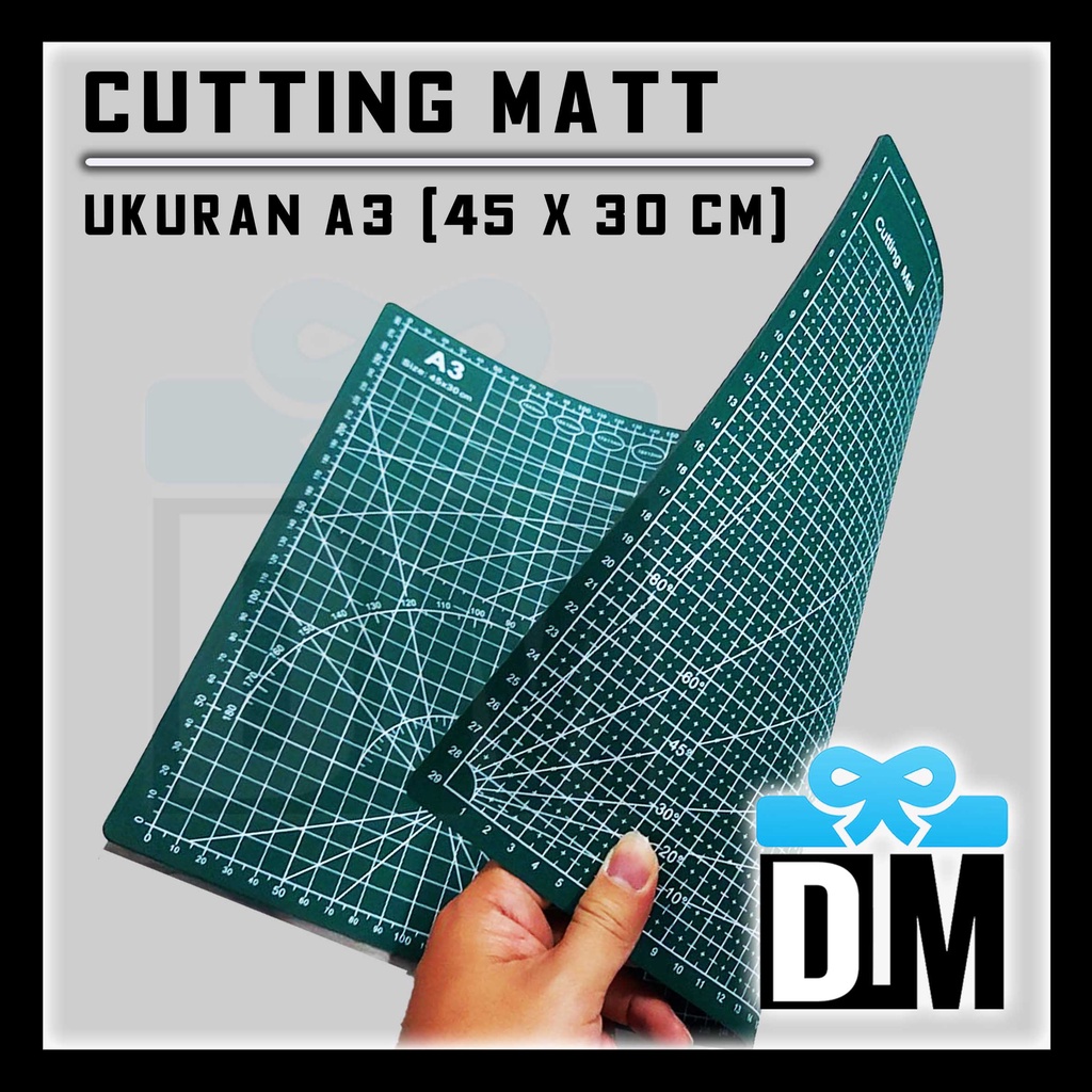 

Cutting Matt Alas Potong Cutter A3 Ukuran Sedang 30x45cm