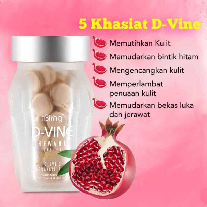 D VINE DIVINE DEVINE DVINE D-VINE DE VINE D VINE COLLAGEN ORIGINAL D-Vine Dvine ECERAN ISI 10 20 30 