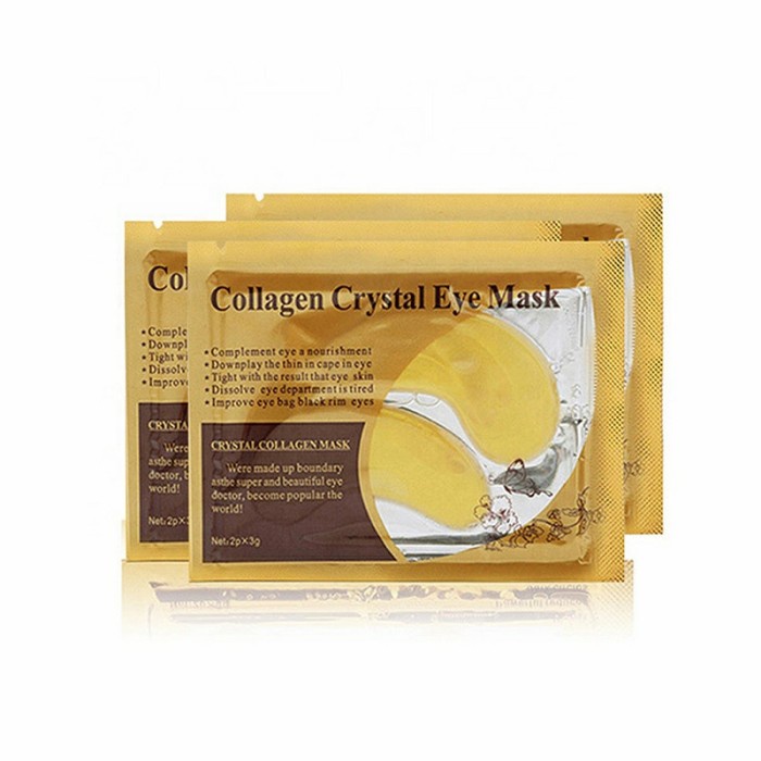 &lt;^ SJA ^&gt; Masker Mata COLLAGEN CRYSTAL GOLD EYEMASK  Masker Mata Menghilangkan Kantong Mata Panda 1 PASANG