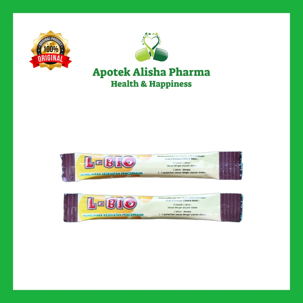 L Bio Sachet - LBio Sachet Lactobacillus Probiotik Terapi Tambahan Diare Mencret Bayi / Anak / L-Bio / Elbio Sachet