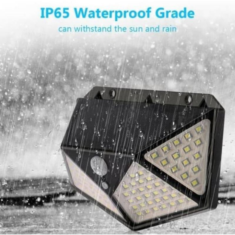 LAMPU TAMAN 100 LED LAMPU DINDING LAMPU TENAGA SURYA BEST QUALITY