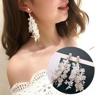 Anting Panjang WEDDING Rumbai Tassel B253 Korea Fashion Vintage Earrings Women Alloy Earing Giwang SANGAT ELEGAN