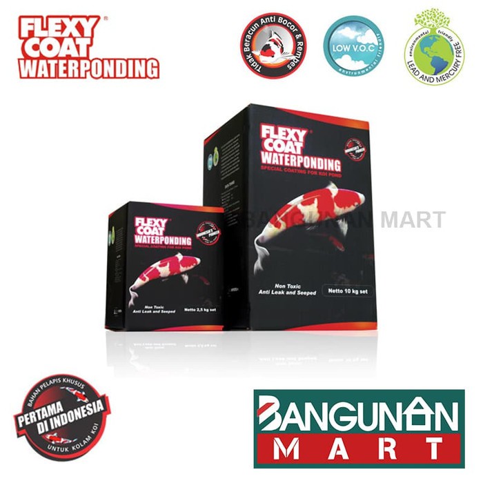 FLEXYCOAT WATERPONDING 2.5 KG Cat Kolam Ikan