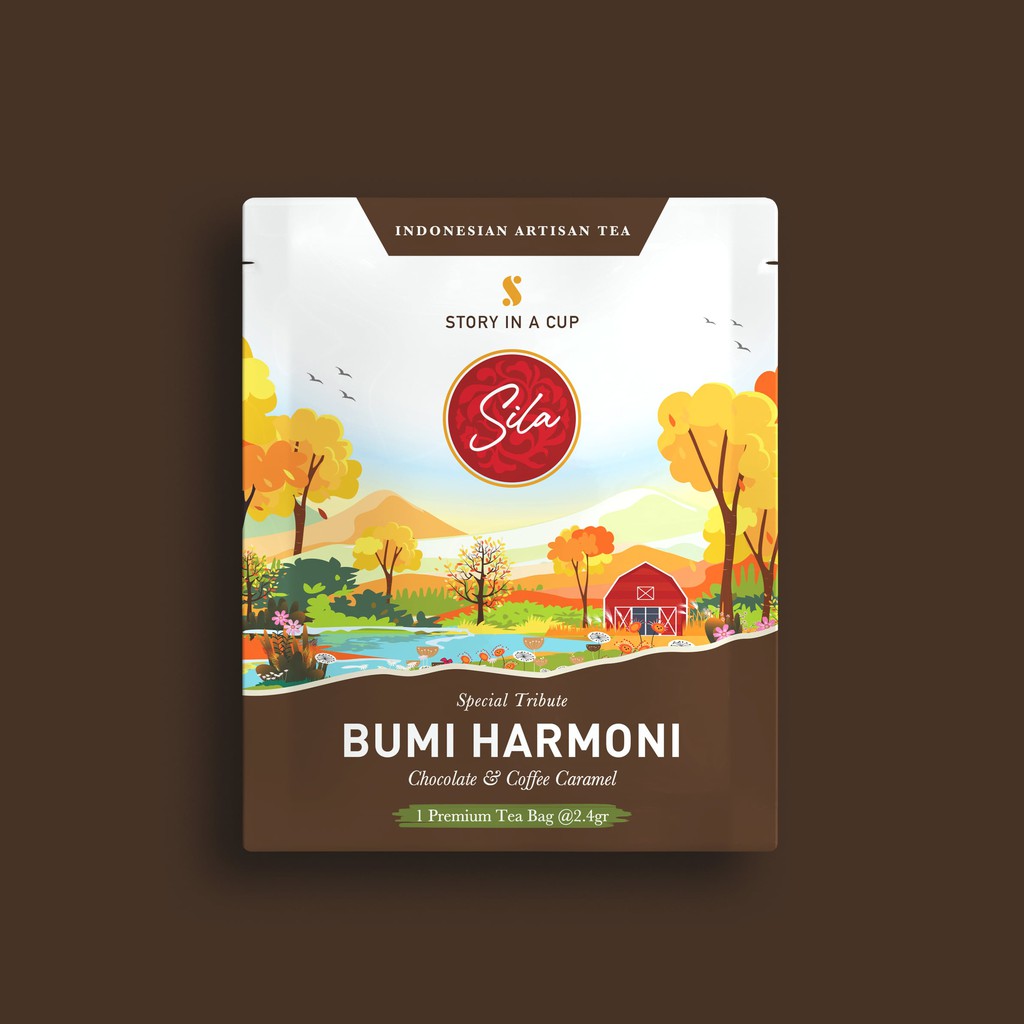 

Sila - Bumi Harmoni - Artisan Tea Blend - Sachet 1 Teabag - Teh Premium - Black Tea