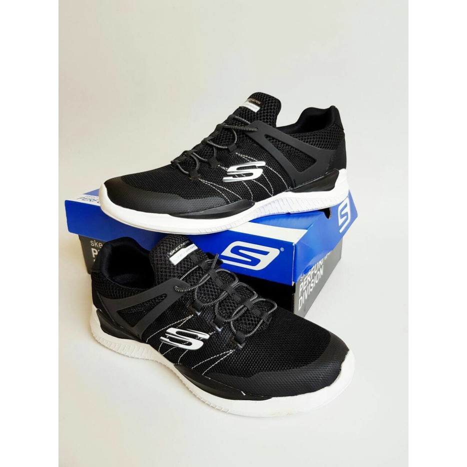 Hot Promo Sepatu Skechers Pria / Skecher / Skechers Muzzin Sport Men Black
