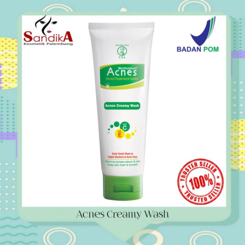 Acnes Creamy Wash 50g/100g (100% Original)