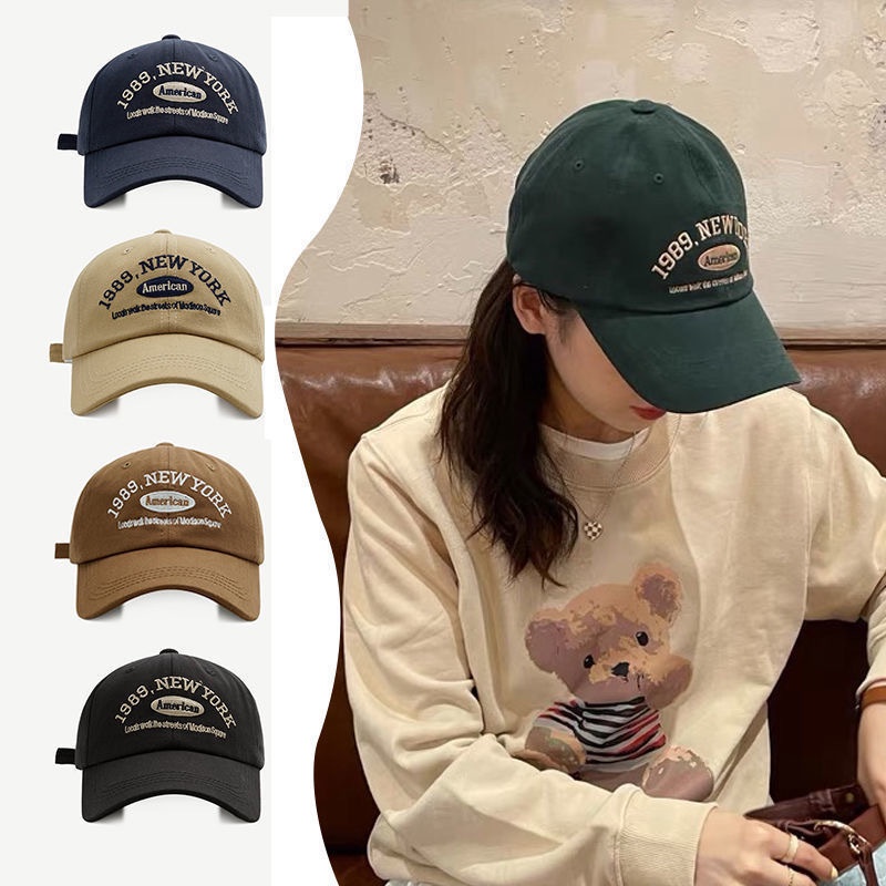 Topi Baseball Motif Bordir Gaya Korea Untuk Wanita